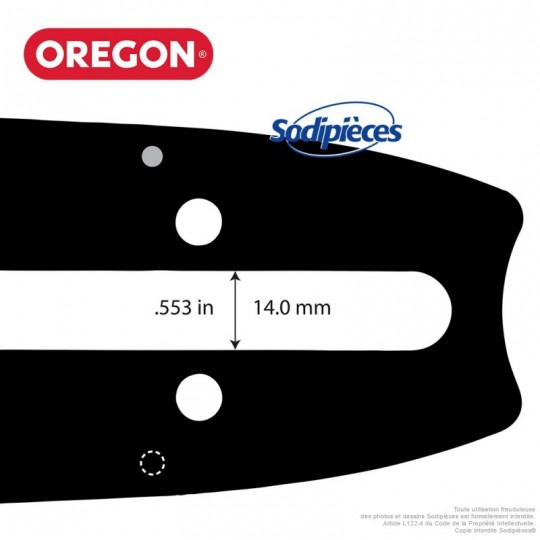 ⇘ Guide 173ATMD033 OREGON Hard Nose D033. 43 cm