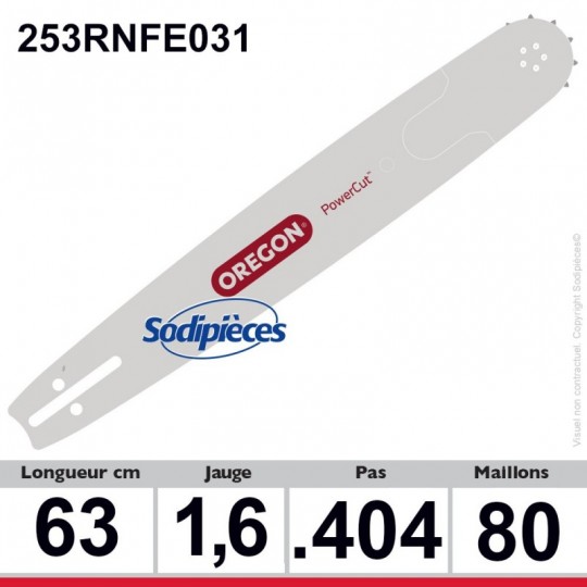 Guide 253RNFE031 OREGON Power Match E031. 63 cm