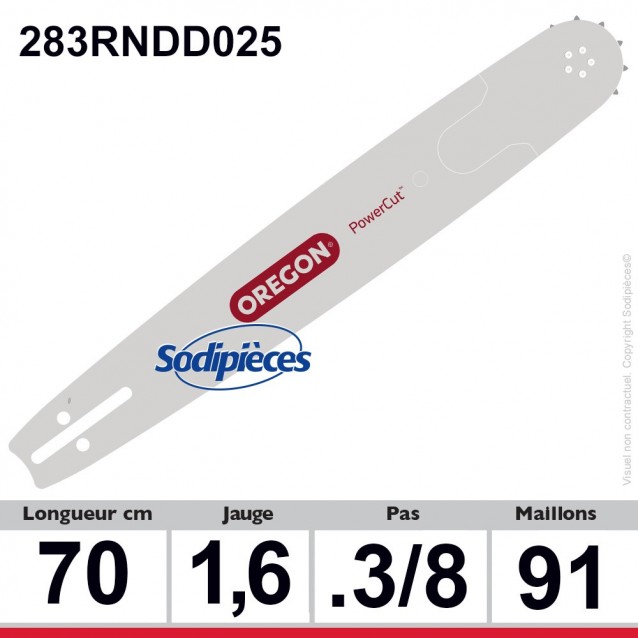 Guide 283RNDD025 OREGON Power Match D025. 70 cm Guide 283RNDD025 OREGON Power Match D025. 70 cm