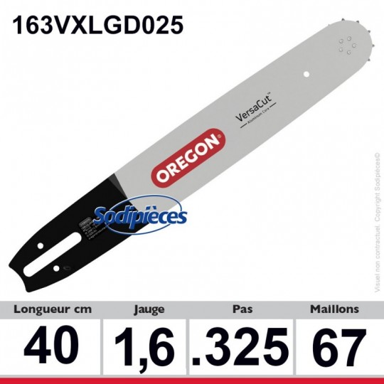 Guide 163VXLGD025 OREGON Pro-Lite D025. 40 cm