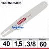 Guide 168RNDK095 OREGON Power Match K095. 40 cm Guide 168RNDK095 OREGON Power Match K095. 40 cm