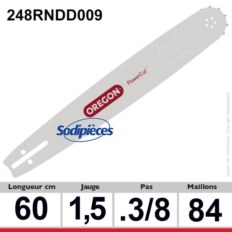 Guide 248RNDD009 OREGON Power Match D009. 60 cm