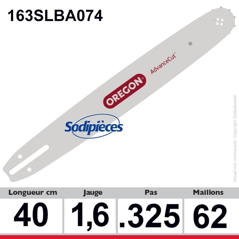 Guide 163PXLBA074 OREGON Pro-lite A074. 40 cm