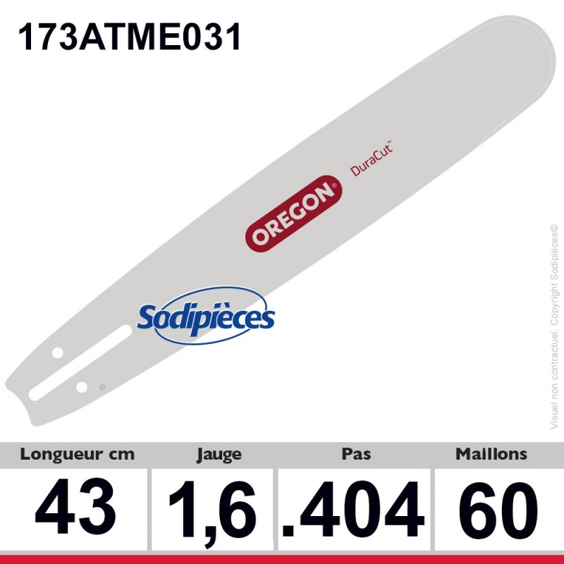 ⇘ Guide 173ATME031 OREGON Hard Nose E031. 43 cm