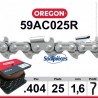 Chaîne 59ACL025R OREGON. 404". 1,6mm. 25 pieds