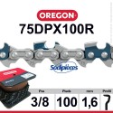 Chaîne 75DPX100R OREGON . 3/8". 1,6mm. 100 pieds