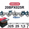 Chaîne 20BPX025R OREGON .325". 1,3 mm. 25 pieds