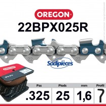 Chaîne 22BPX025R OREGON. 325". 1,6mm. 25 pieds