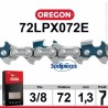 Chaîne 72LPX072E OREGON Super 70. 3/8". 1,3mm. 72 maillons