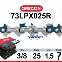 Chaîne 73LPX025R OREGON Super 70. 3/8". 1,5mm. 25 pieds
