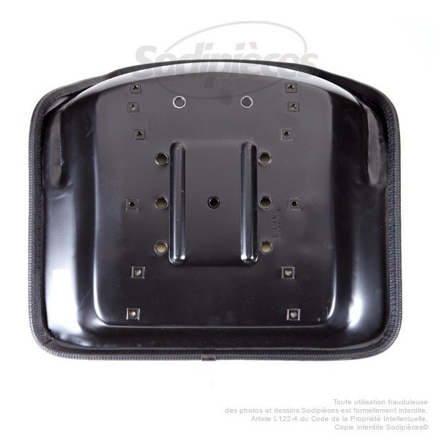 Siège grand modèle. H : 36. P : 49. l : 50