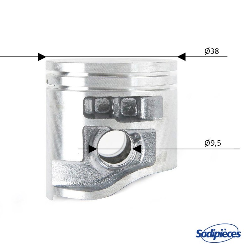 Cylindre piston pour tronçonneuse Stihl MS181 CBE Ø 38 mm