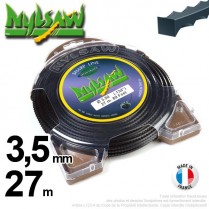 Fil débroussailleuse nylsaw ®. Coque 3,5 mm x 27 m