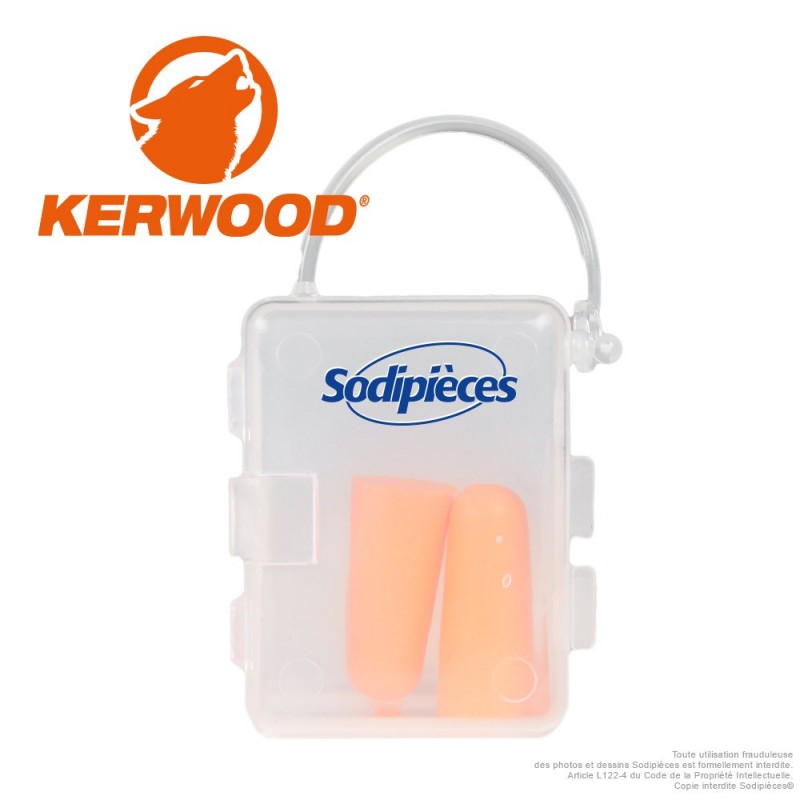 Bouchons de protections auditives avec ficelle Kerwood