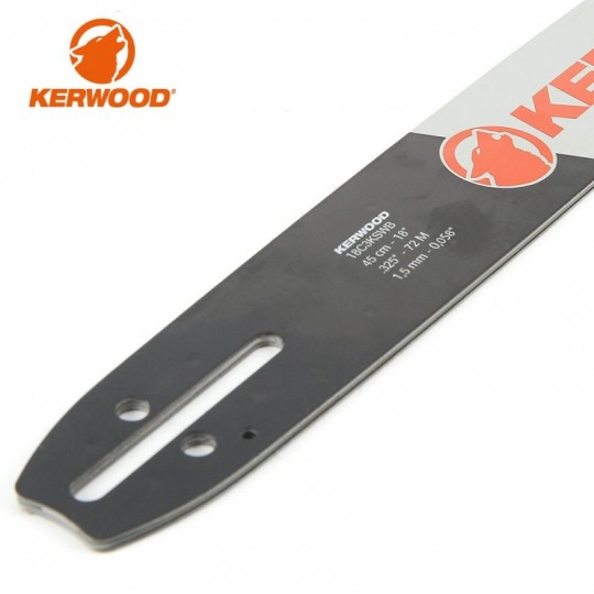 Guide tronçonneuse Kerwood. 45cm, 0,325". 1,5 mm. 18C3KSWB