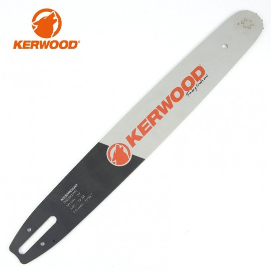 Guide tronçonneuse Kerwood. 50cm. 3/8". 1,6 mm. 20A4KLWE