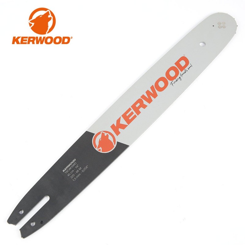 Guide tronçonneuse Kerwood. 45 cm. 0,325". 1,6 mm. 18C4KSWD