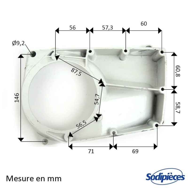 Carter réservoir pour tronçonneuse, découpeuse Stihl 1111 080 1825