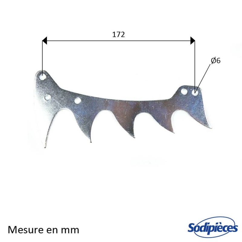 Griffe pour tronçonneuse Stihl 1106 664 0510