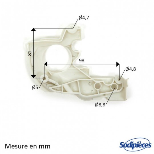 Couvercle pompe à huile pour tronçonneuse Stihl 1129 020 1150