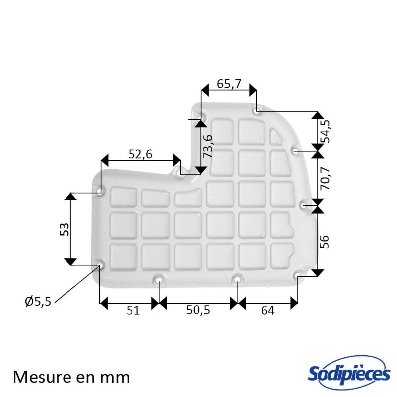 Couvercle réservoir pour tronçonneuse Stihl 1106 351 0701