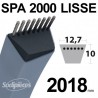 Courroie tondeuse SPA2000 Trapézoïdale 12,7 mm x 2018 mm. Courroie tondeuse SPA2000 Trapézoïdale 12,7 mm x 2018 mm.