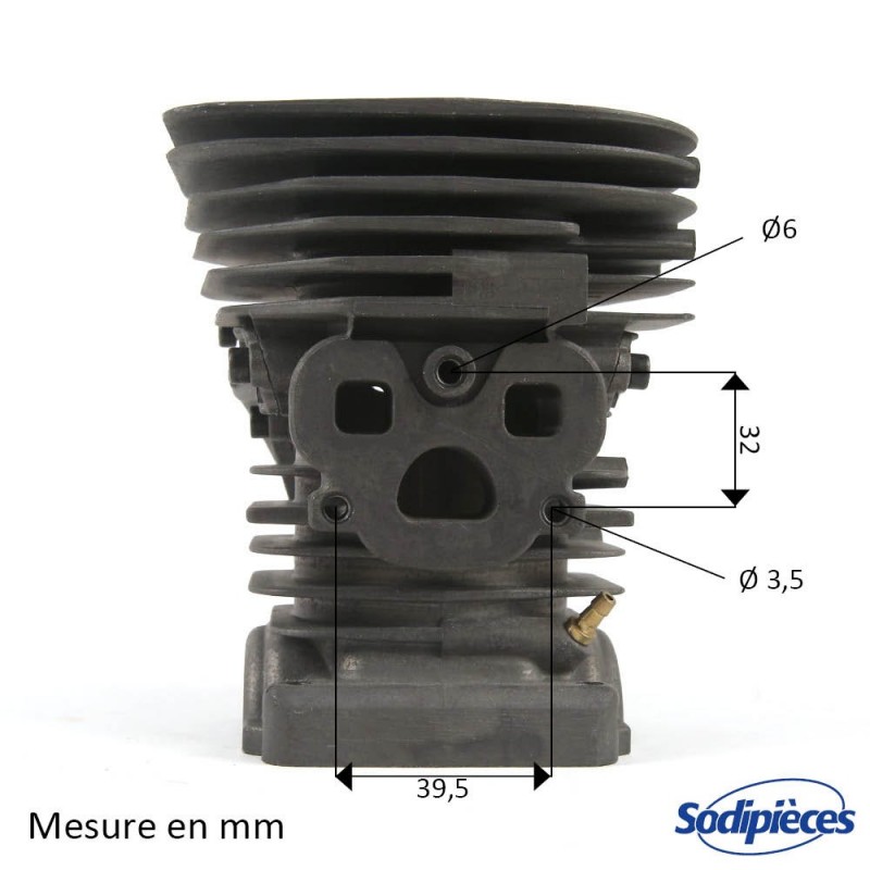 Cylindre piston tronçonneuse Husqvarna 455 Ø 47mm