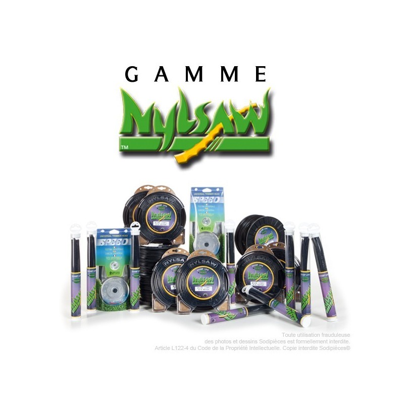 Fil débroussailleuse nylsaw ®. Bobine 3,5 mm x 97 m