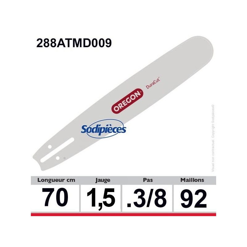 Guide 288ATMD009 OREGON Hard Nose D009. 70 cm