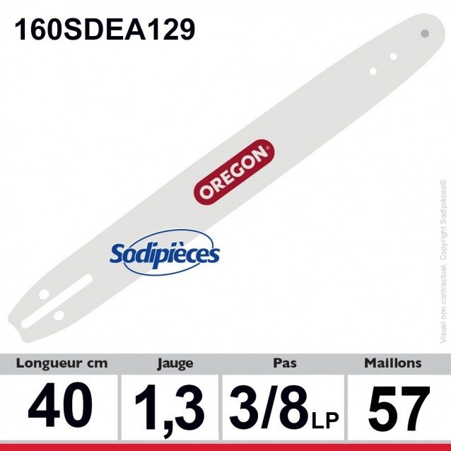 Guide 160SDEA129 OREGON DB Guard A129. 40 cm