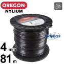 Fil Orégon Nylium carré. 4 mm x 81 m pour débroussailleuse