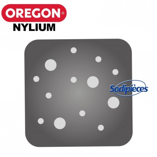 Fil Orégon Nylium carré. 4 mm x 22 m pour débroussailleuse