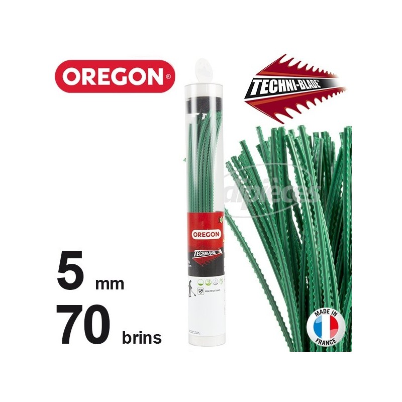  Fil TechniBlade bleu Orégon. 5 mm. Tube de 70 brins