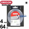 Fil Orégon Duoline rond. 4 mm x 64 m pour débroussailleuse Fil Orégon Duoline rond. 4 mm x 64 m pour débroussailleuse