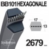 Courroie hexagonale BB101