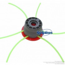 Tête débroussailleuse Multi-fils araignée alu/nylon. 6 fils