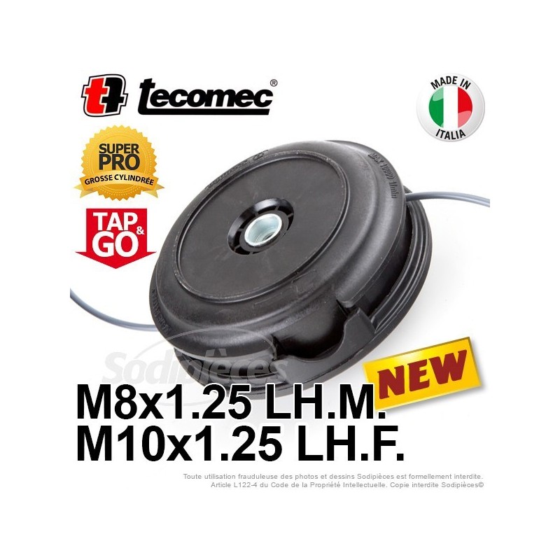 Tête débroussailleuse SuperPro diam. 130 mm. 10x1,25 LH F