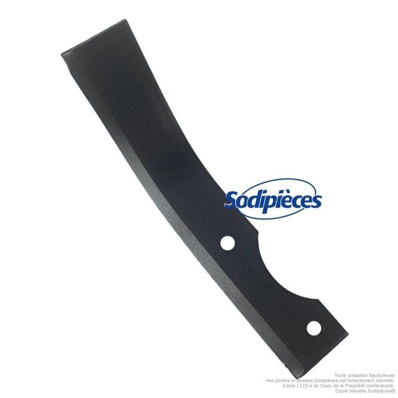Outils de fraises type bineur large. L : 210 mm