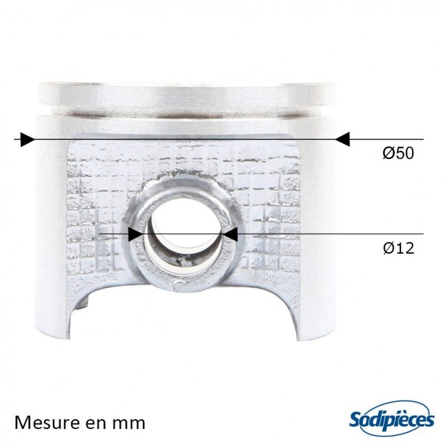 Cylindre piston tronço. découp. Husqvarna 268/268K Ø  50mm