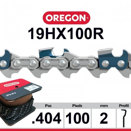 Chaîne 59ACL025R OREGON. 404". 1,6mm. 25 pieds