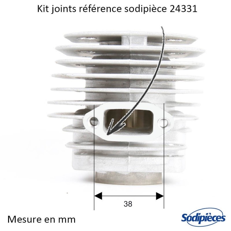 Cylindre piston tronçonneuse Husqvarna 61 Ø 48mm