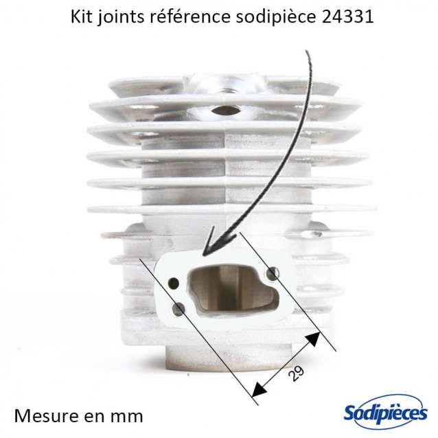 Cylindre piston tronçonneuse Husqvarna 61 Ø 48mm