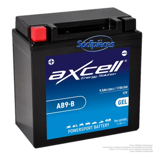 Batterie gel Axcell AB9-B 9,5Ah