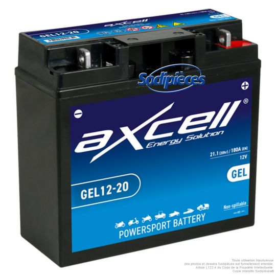 Batterie gel Axcell GEL12-20 21,1 Ah