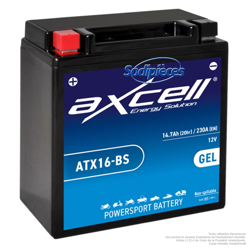Batterie gel Axcell ATX16-BS 14,7 Ah