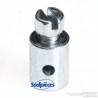 Serre câble pour câble jusqu'à Ø 2 mm Ø butée 8 mm. Par 10 Serre câble pour câble jusqu'à Ø 2 mm Ø butée 8 mm. Par 10