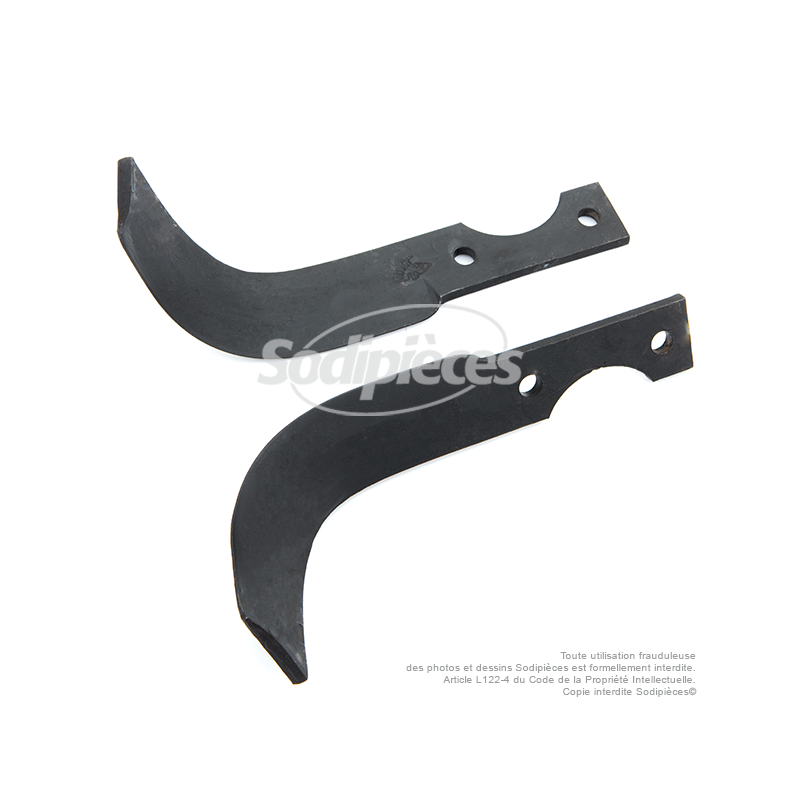 Couteaux de fraise gauche et droit.  Pour Grillo N° 126 et 127