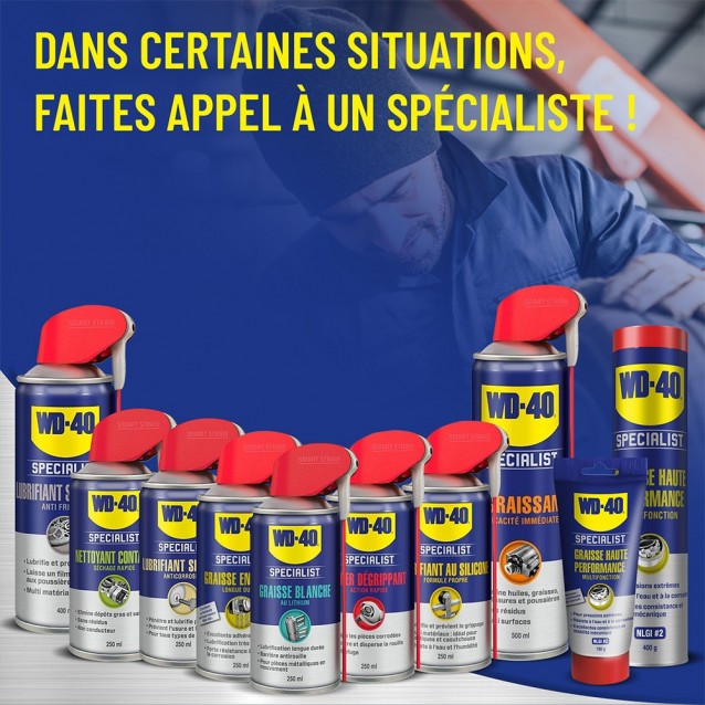 WD-40 Super Dégrippant Àaction Rapide - Specialist - Smart Straw