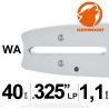 Guide tronçonneuse Kerwood 40 cm .325"LP 1,1 mm Guide tronçonneuse Kerwood 40 cm .325"LP 1,1 mm