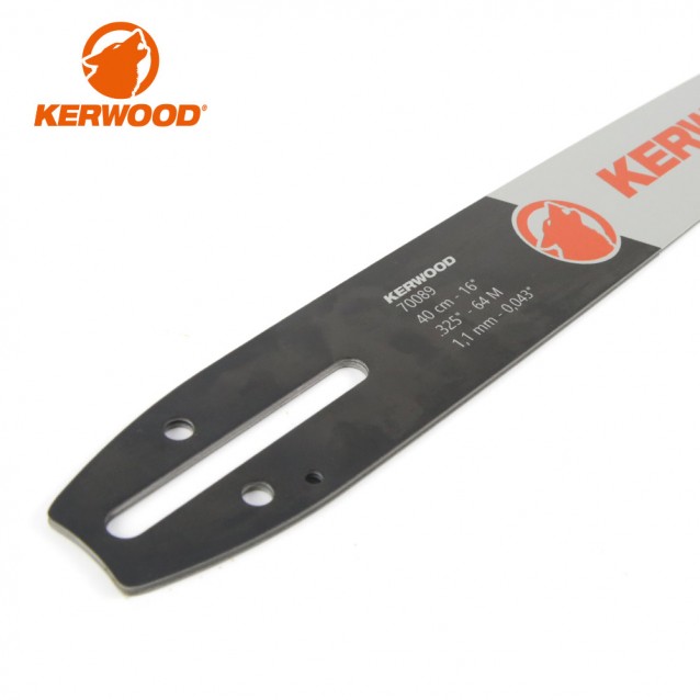 Guide tronçonneuse Kerwood 40 cm .325"LP 1,1 mm Guide tronçonneuse Kerwood 40 cm .325"LP 1,1 mm
